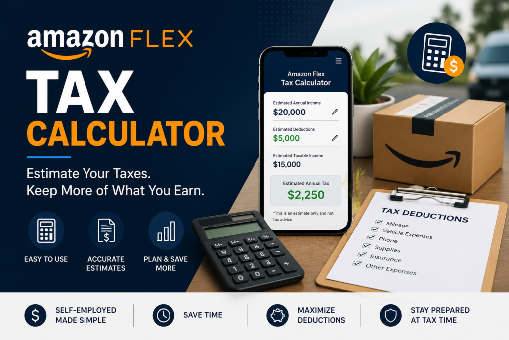 Amazon Flex tax calculator