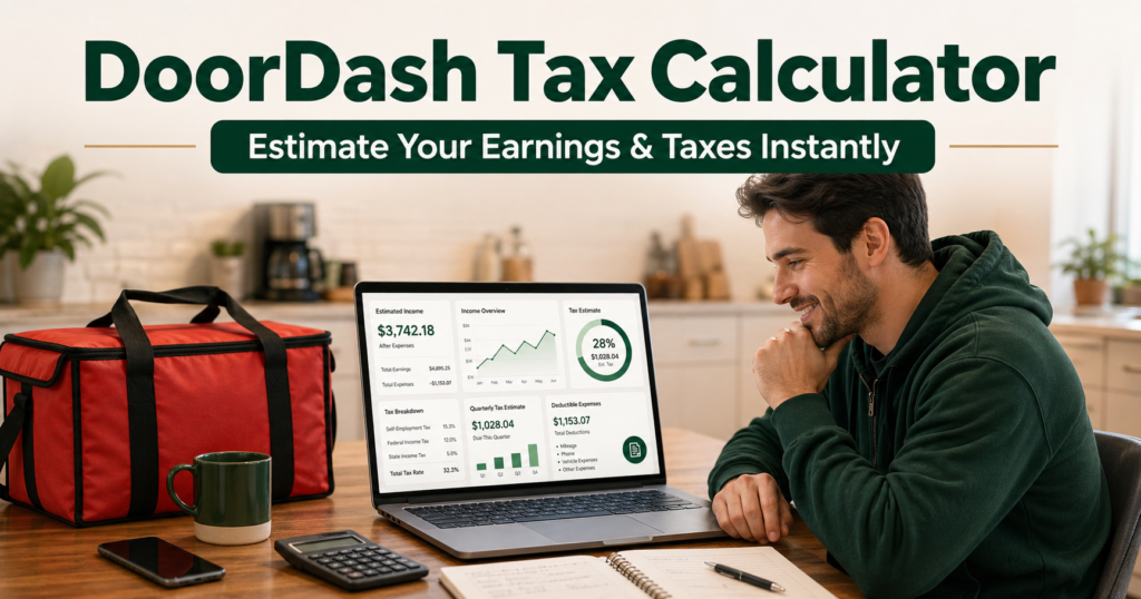 DoorDash tax calculator