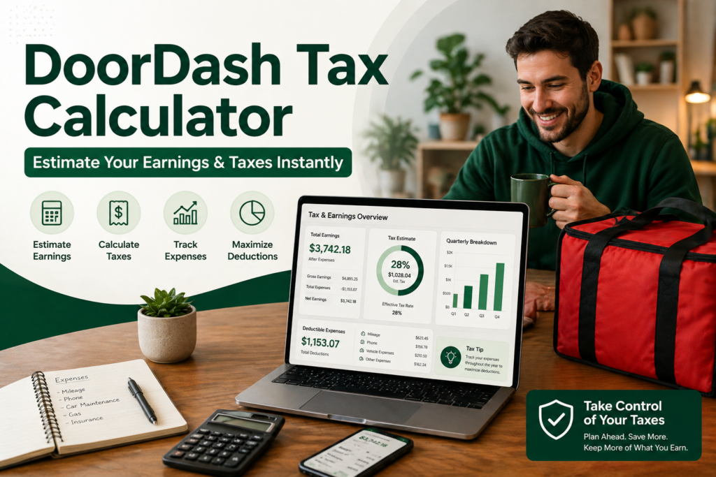 DoorDash tax calculator
