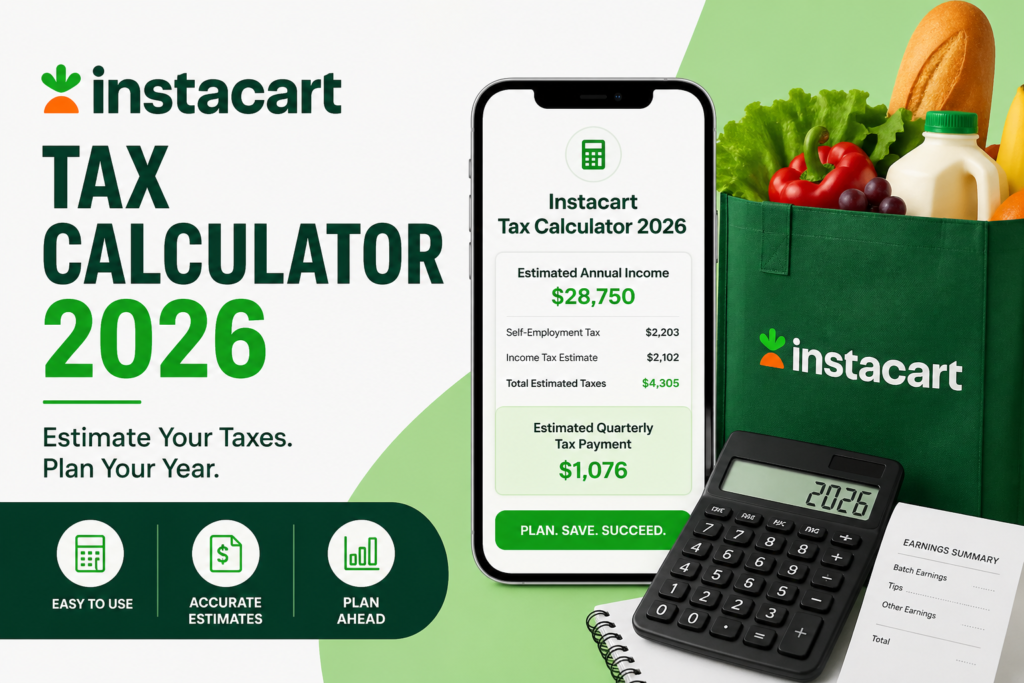 Instacart Tax Calculator 2026