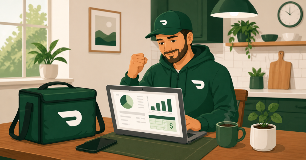 gig worker getting free tax help on laptop